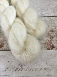 Fluff Kidsilk Mohair Lace - Naked